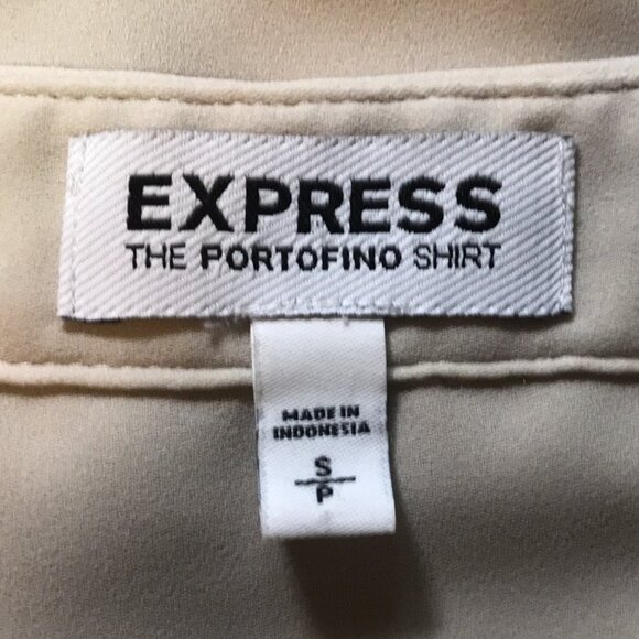 Express 'The Portofino Shirt' Studded Collar Sleeveless Blouse - Picture 2 of 13